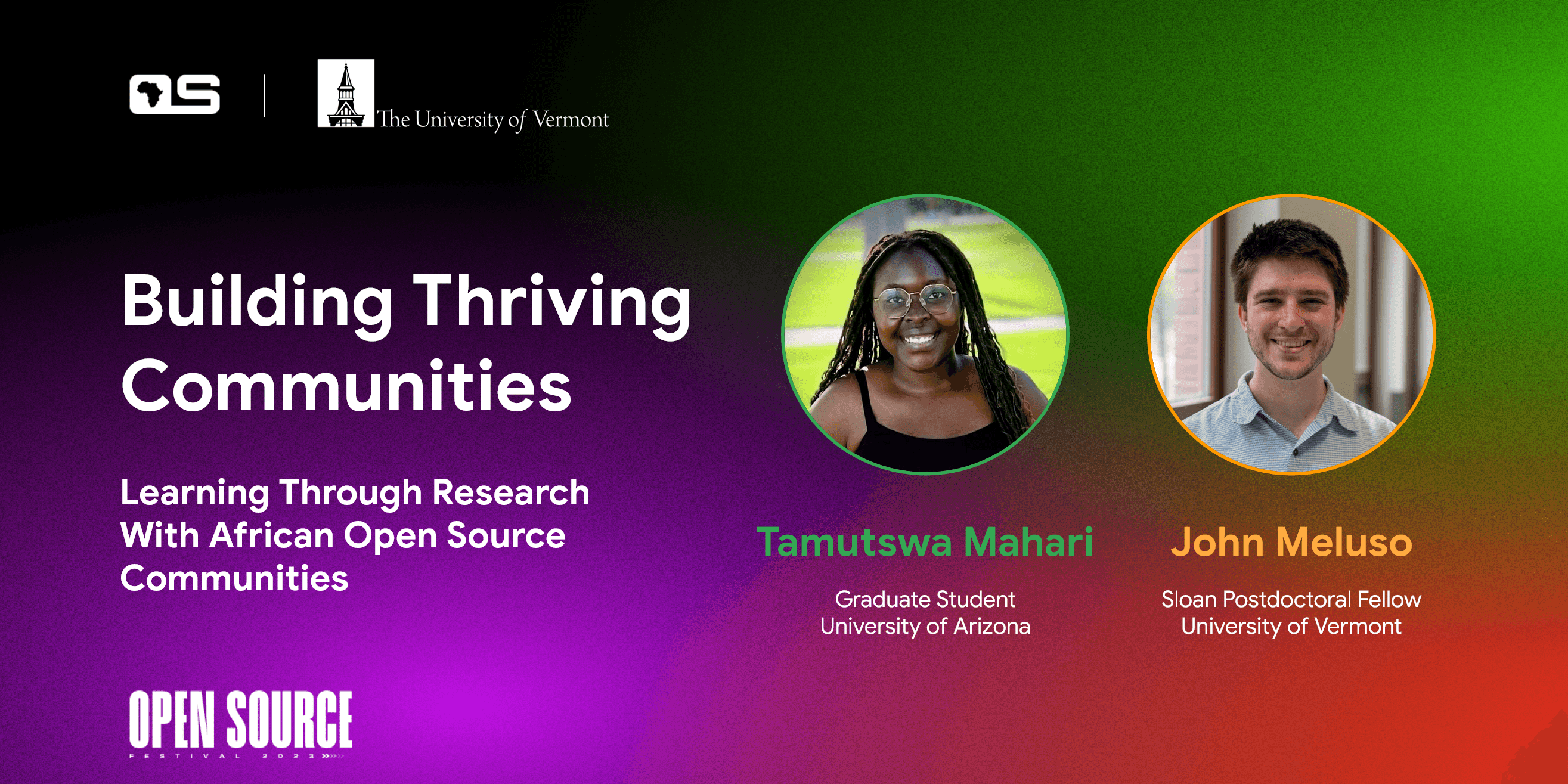 Building Thriving Communities: Learning Through Research With African Open Source Communities